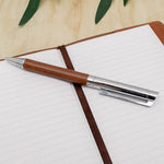 HELLO SUNDAY - A6 LEATHER NOTEBOOK COVER WITH APICA NOTE BOOK | TAN