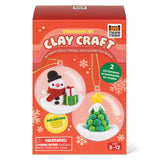 TIGER TRIBE - CLAY CRAFT | ORNAMENT KIT | SNOWMAN & TREE