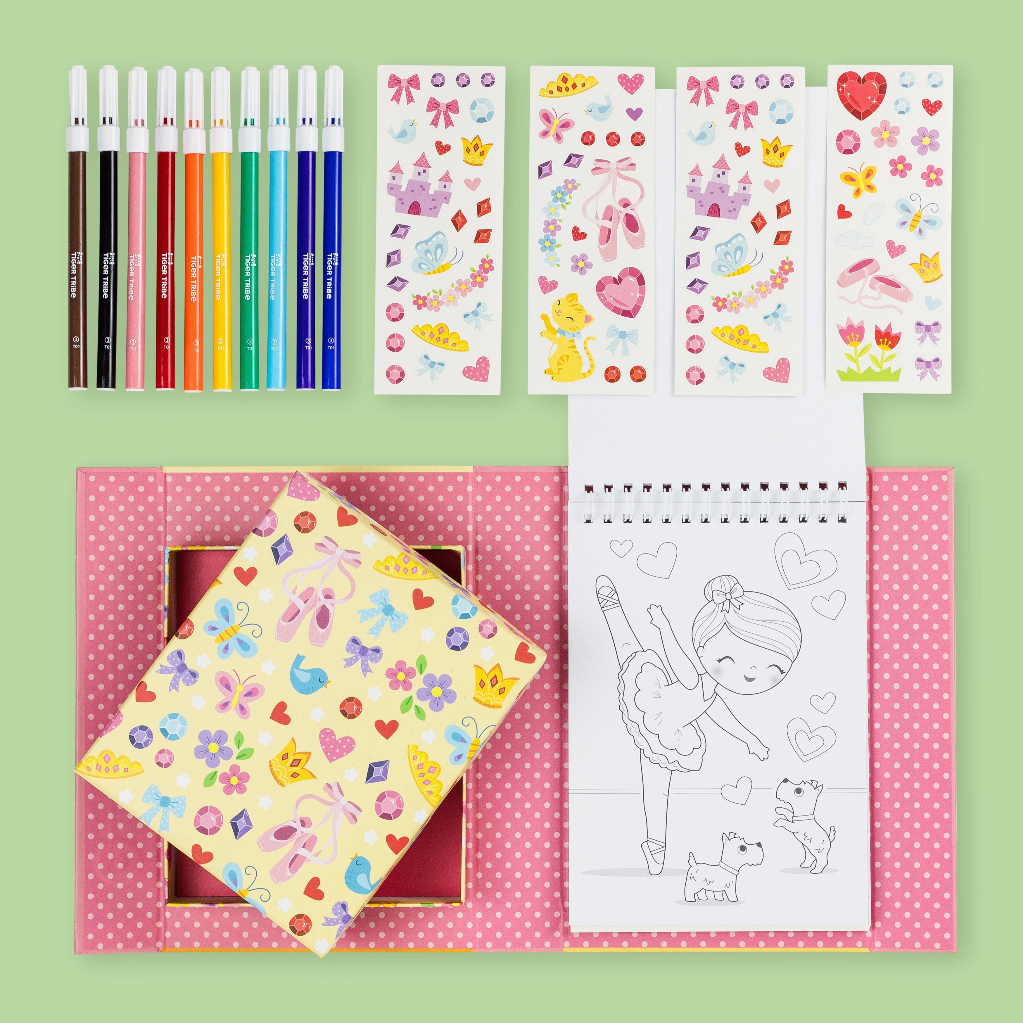 TIGER TRIBE - COLOURING SET | BALLET