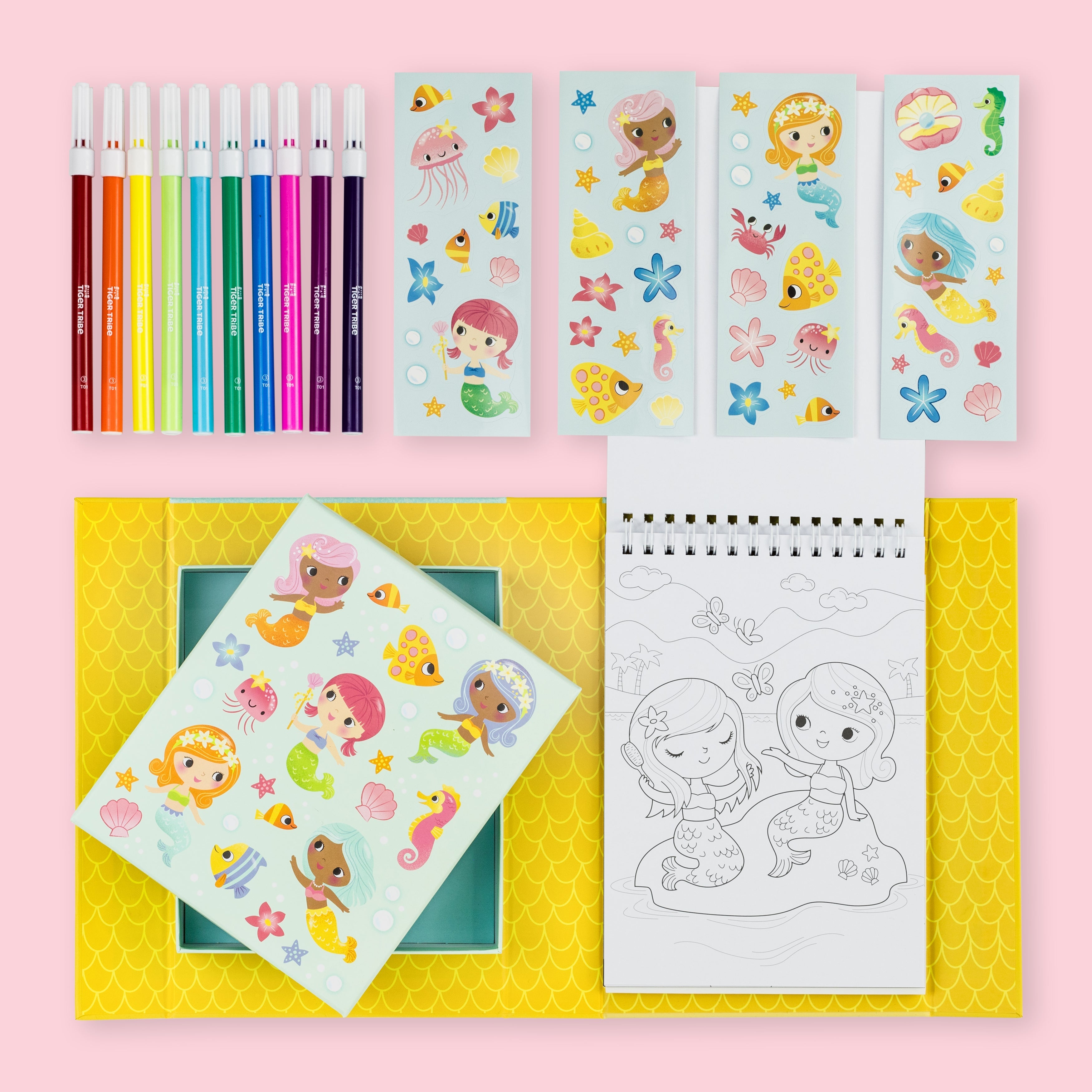 TIGER TRIBE - COLOURING SET | MERMAIDS