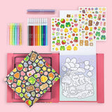 TIGER TRIBE - GREAT BIG COLOURING SET | MAGICAL MINI WORLDS