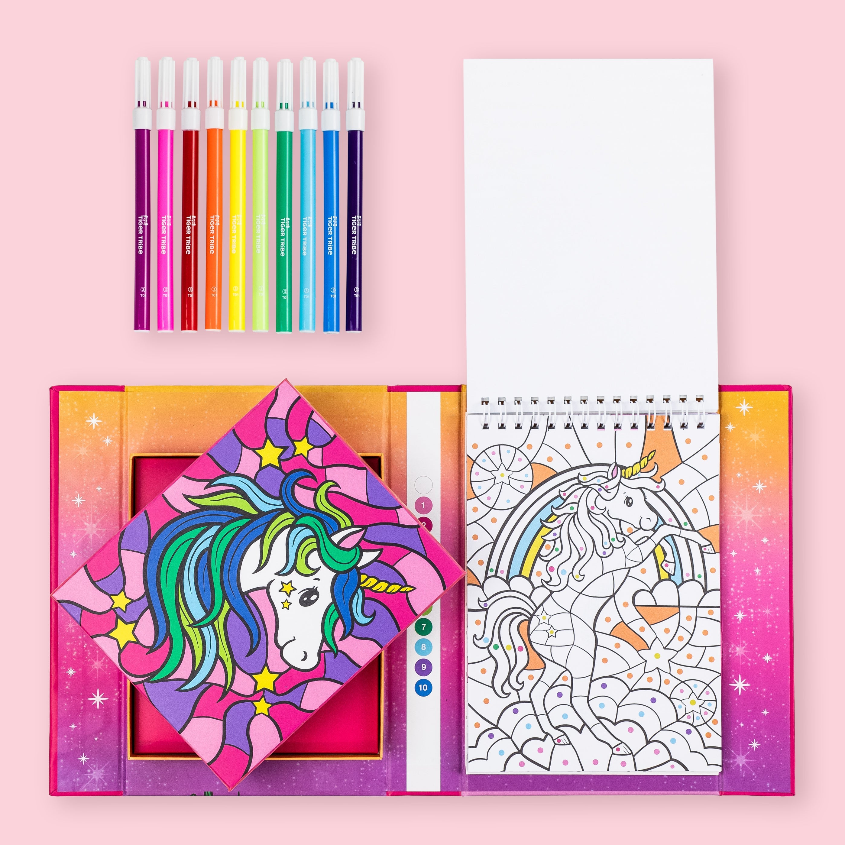 TIGER TRIBE - COLOUR BY NUMBERS | UNICORN DREAMING