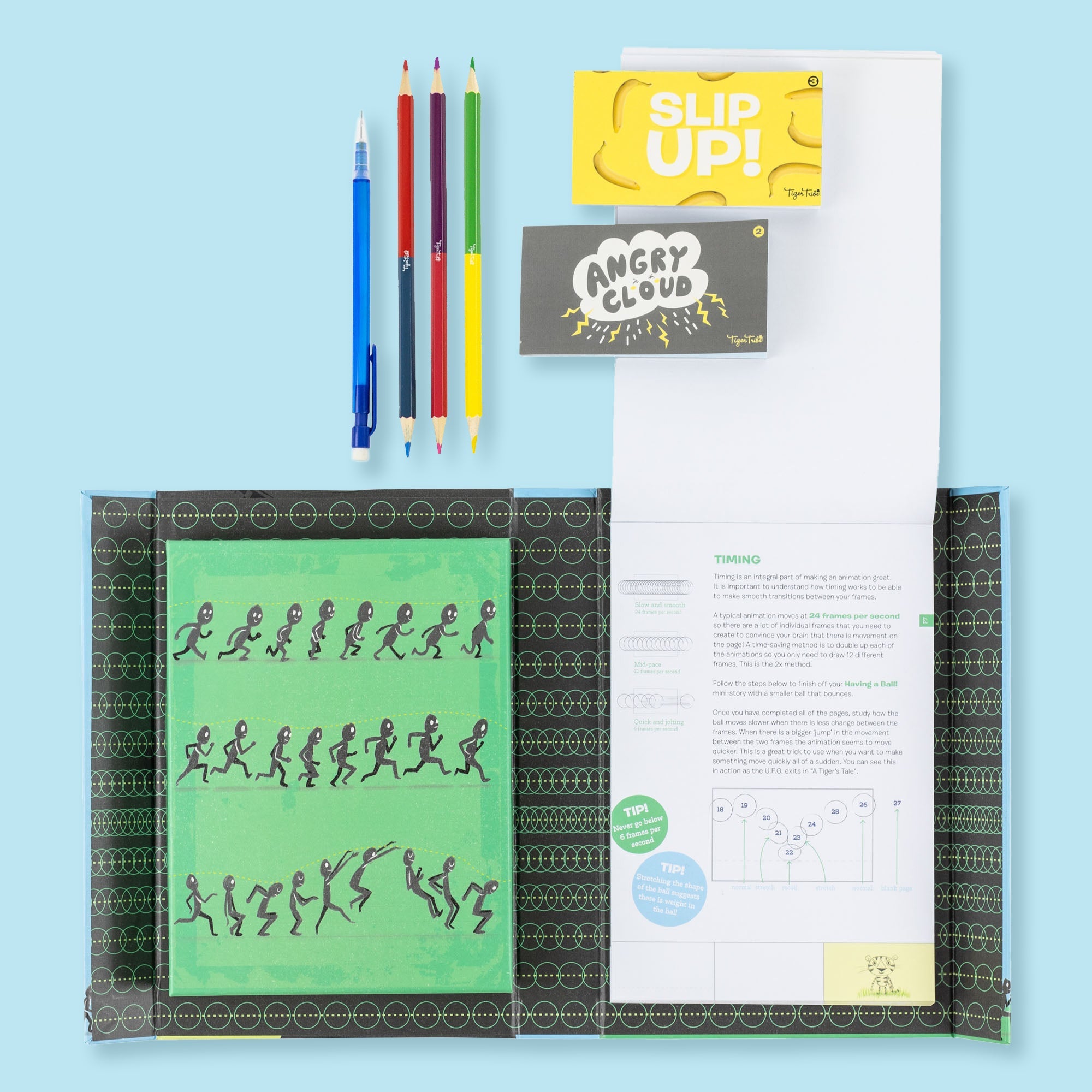 TIGER TRIBE - FLIPBOOK KIT | ANIMATION ACTION