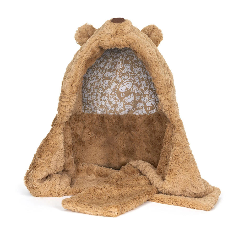 Jellycat Bartholomew Bear Bundlesnug view 2