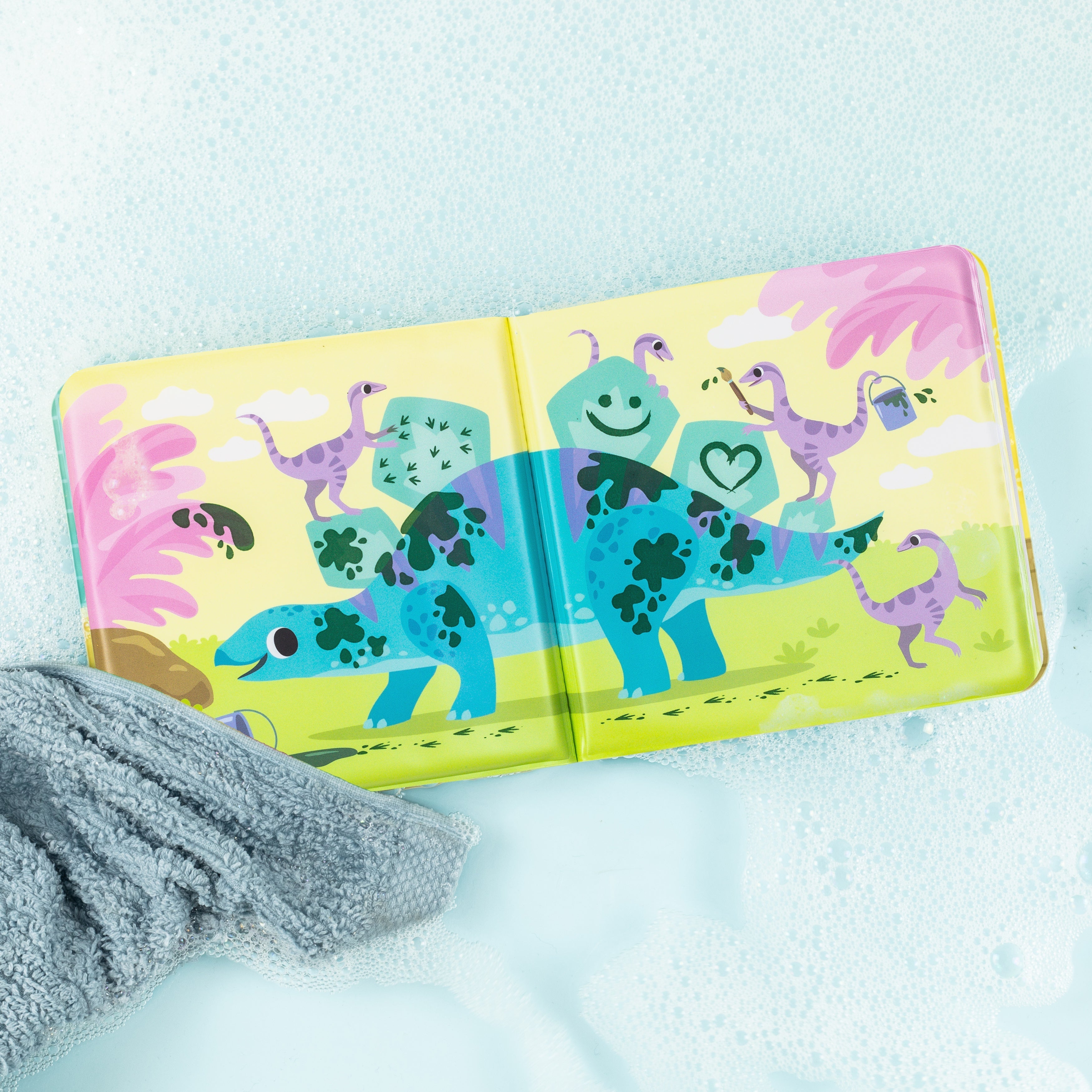 TIGER TRIBE - BATH BOOK | MESSY DINOSAURS