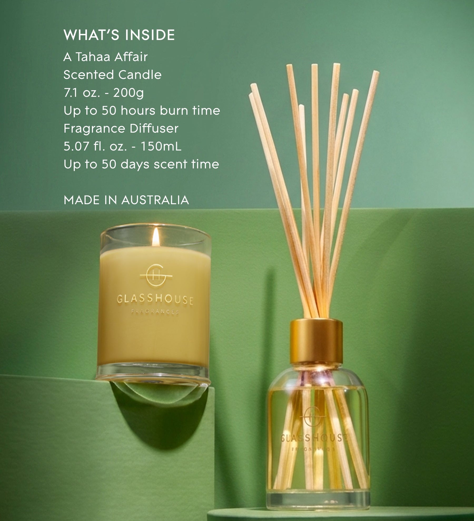 GLASSHOUSE - CHRISTMAS HOME FRAGRANCE GIFT SET | A TAHAA AFFAIR