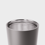 Made by Fressko Bino Slate Stainless Steel 8oz reusable coffee cup