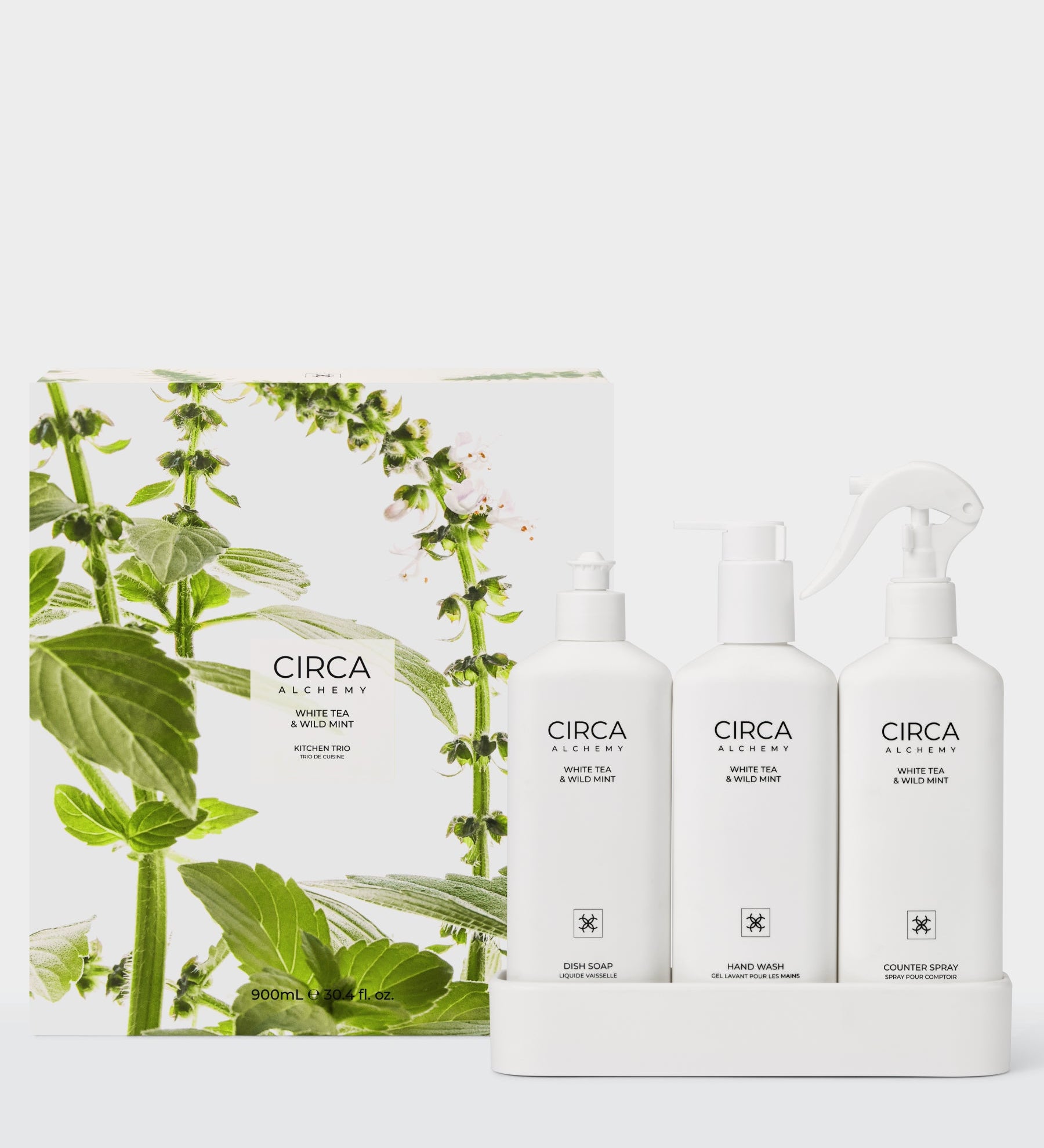 CIRCA Alchemy Kitchen Trio Set 900ml White Tea & Wild Mint