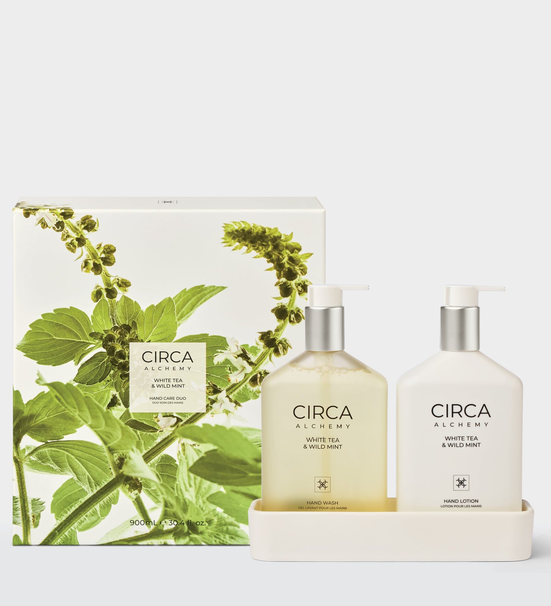 CIRCA Alchemy Hand Care Duo 900ml White Tea & Wild Mint