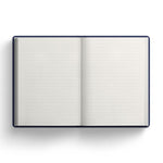 CATH KIDSTON - A5 PREMIUM HARD COVER NOTEBOOK | BLUE STRIPE FLORAL