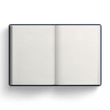CATH KIDSTON - A5 PREMIUM HARD COVER NOTEBOOK | BLUE STRIPE FLORAL