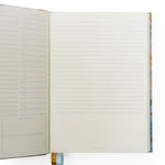 CATH KIDSTON - B6 FABRIC DAILY PLANNER | BLUE STRIPE FLORAL