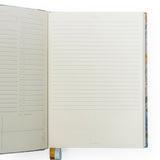 CATH KIDSTON - B6 FABRIC DAILY PLANNER | BLUE STRIPE FLORAL