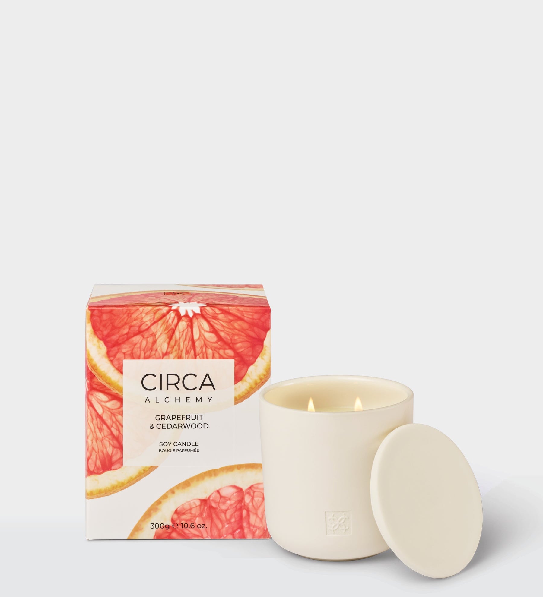 CIRCA Alchemy Soy Candle 300g Grapefruit & Cedarwood