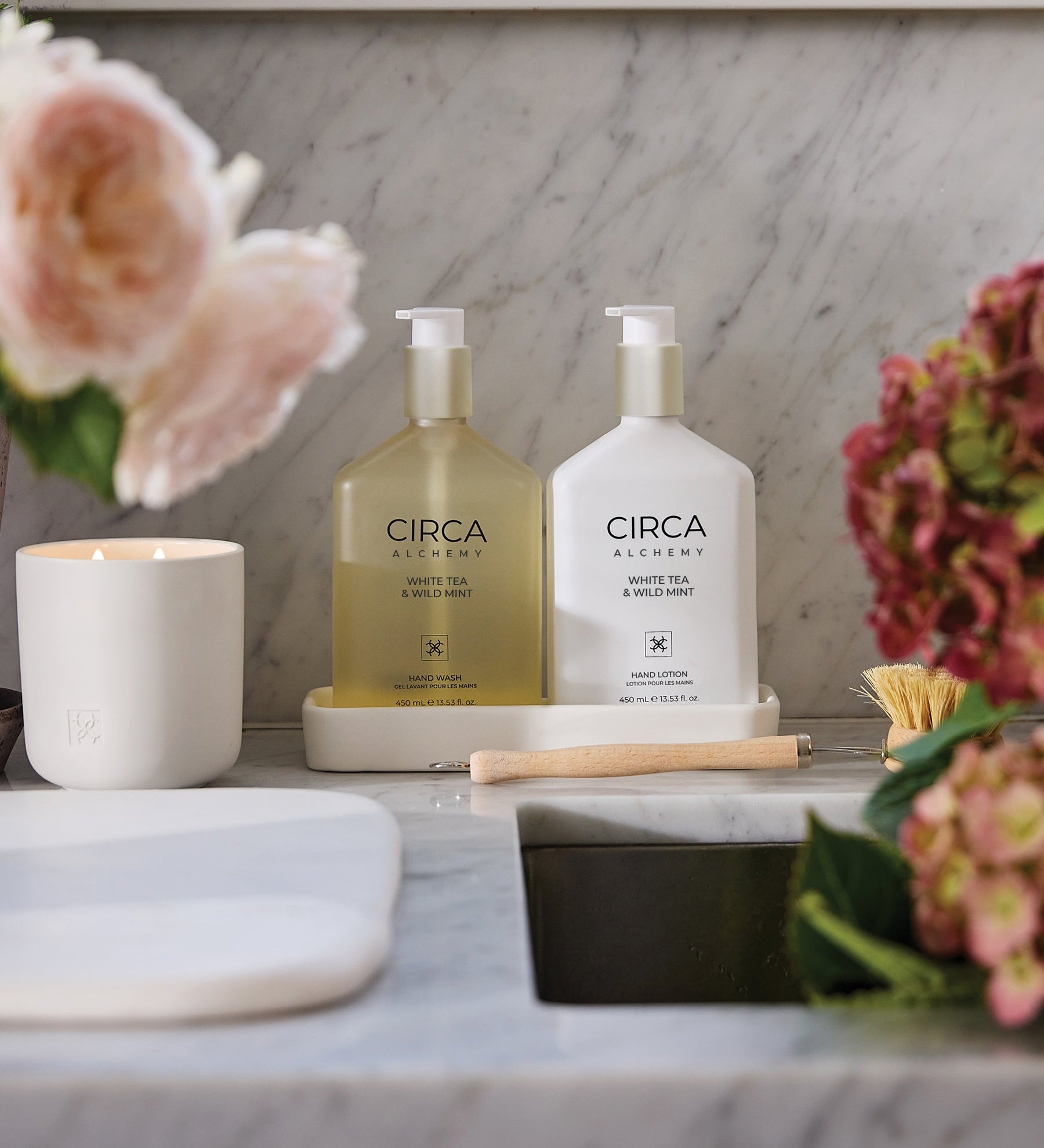 CIRCA Alchemy Hand Care Duo 900ml White Tea & Wild Mint