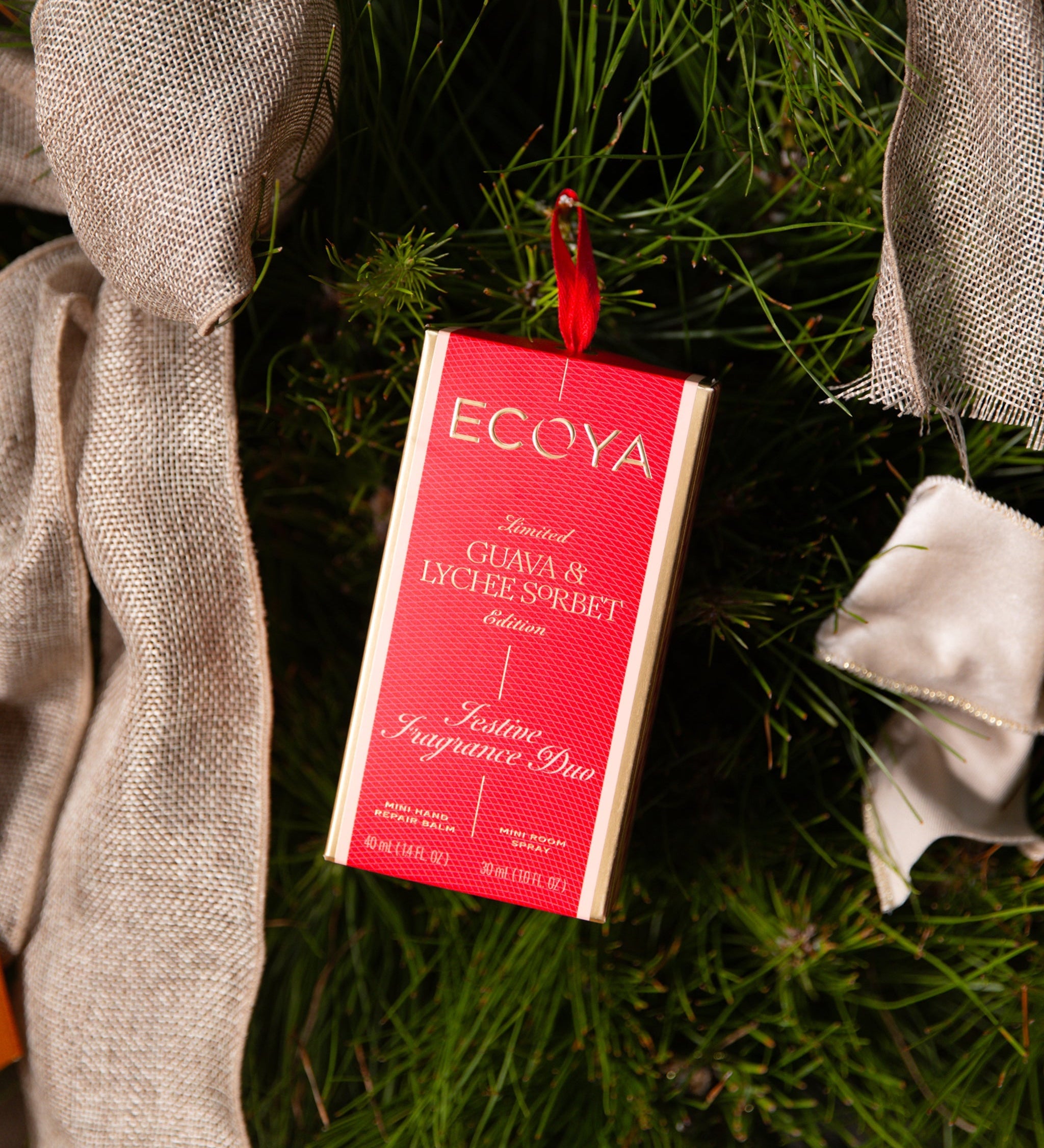 ECOYA Guava & Lychee Sorbet Festive Fragrance Duo lifestyle