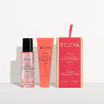 ECOYA Guava & Lychee Sorbet Festive Fragrance Duo with packaging