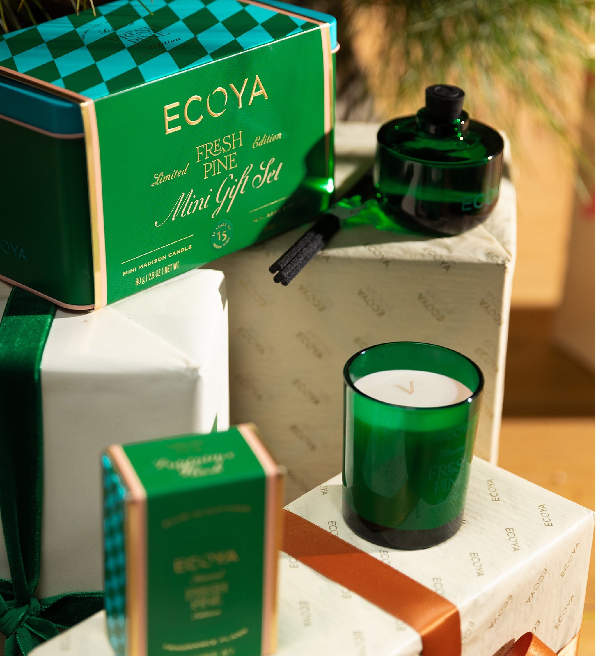 ECOYA Fresh Pine Mini Gift Set lifestyle