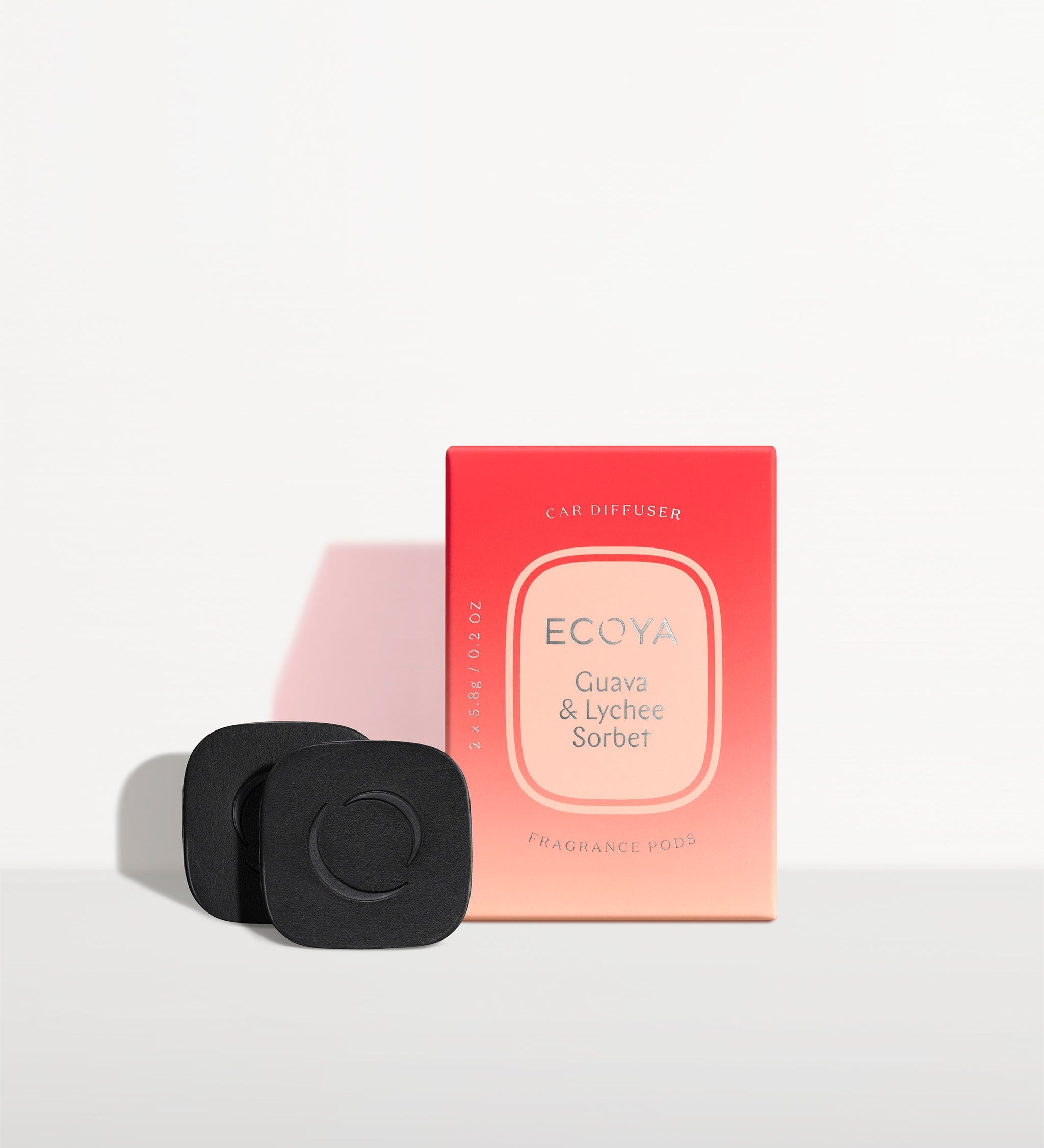 ECOYA Guava & Lychee Sorbet Car Diffuser Fragrance Pods