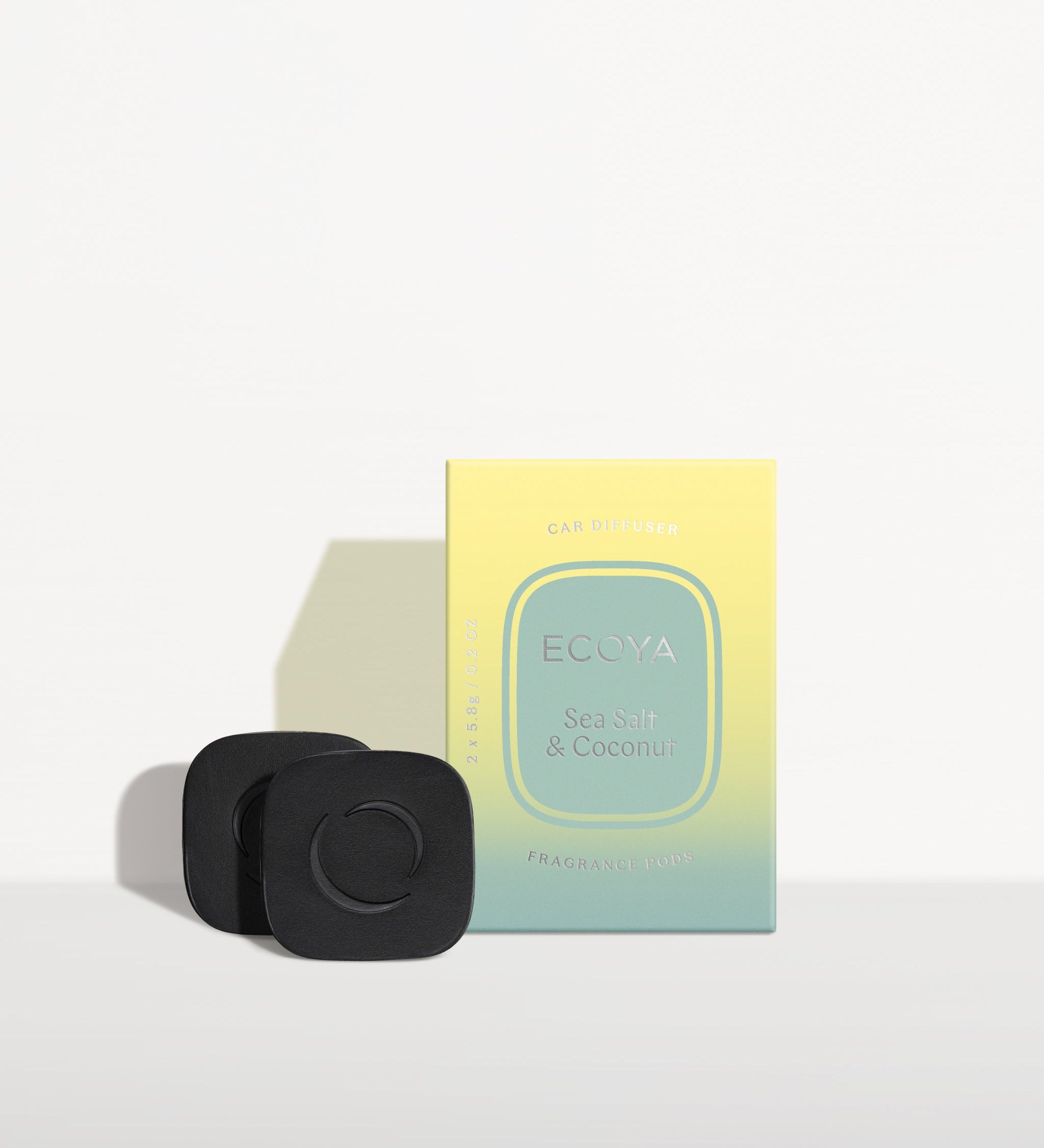 ECOYA Sea Salt & Coconut Car Diffuser Fragrance Pods