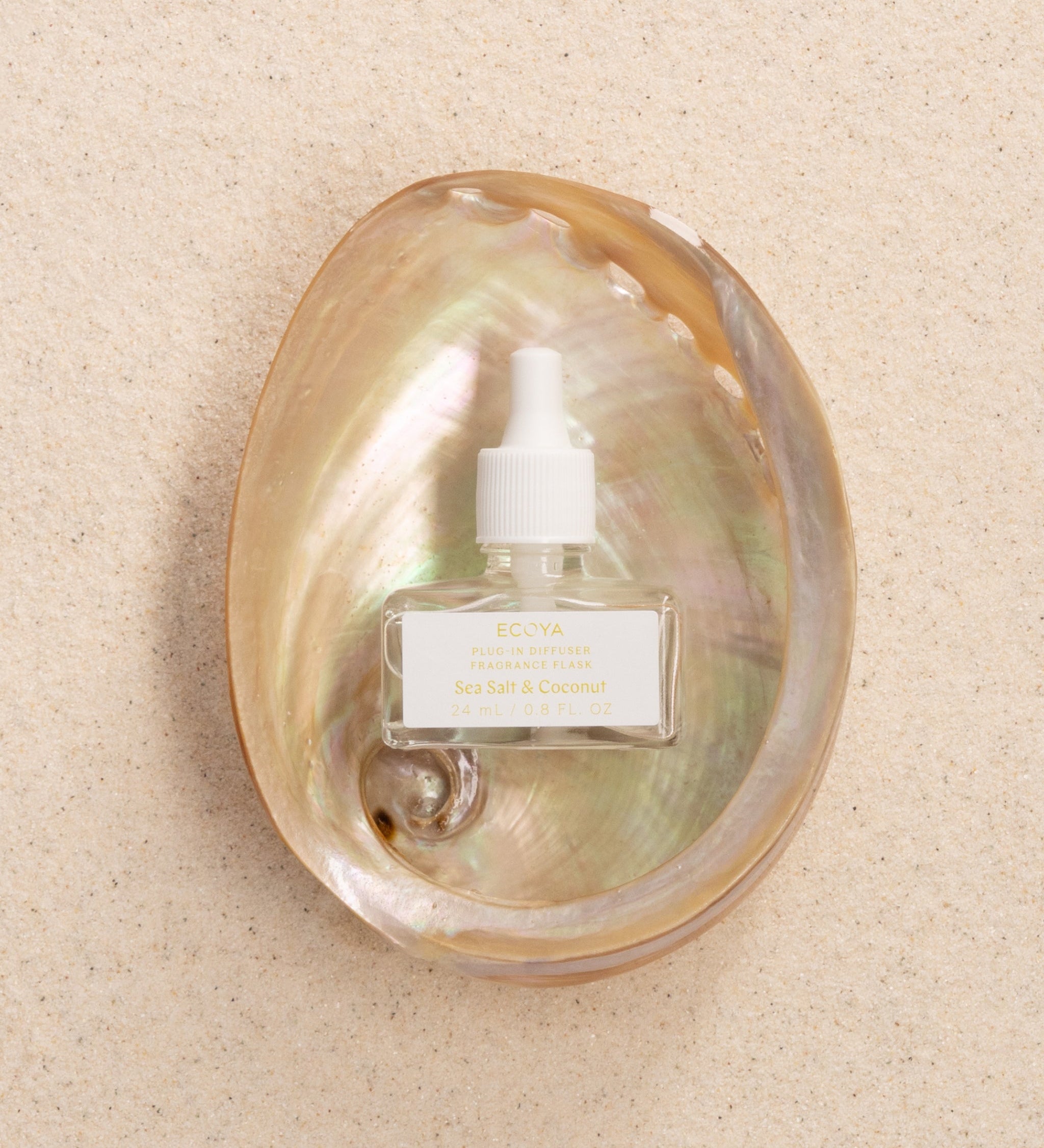 ECOYA Sea Salt & Coconut Plug-In Diffuser Fragrance Flask