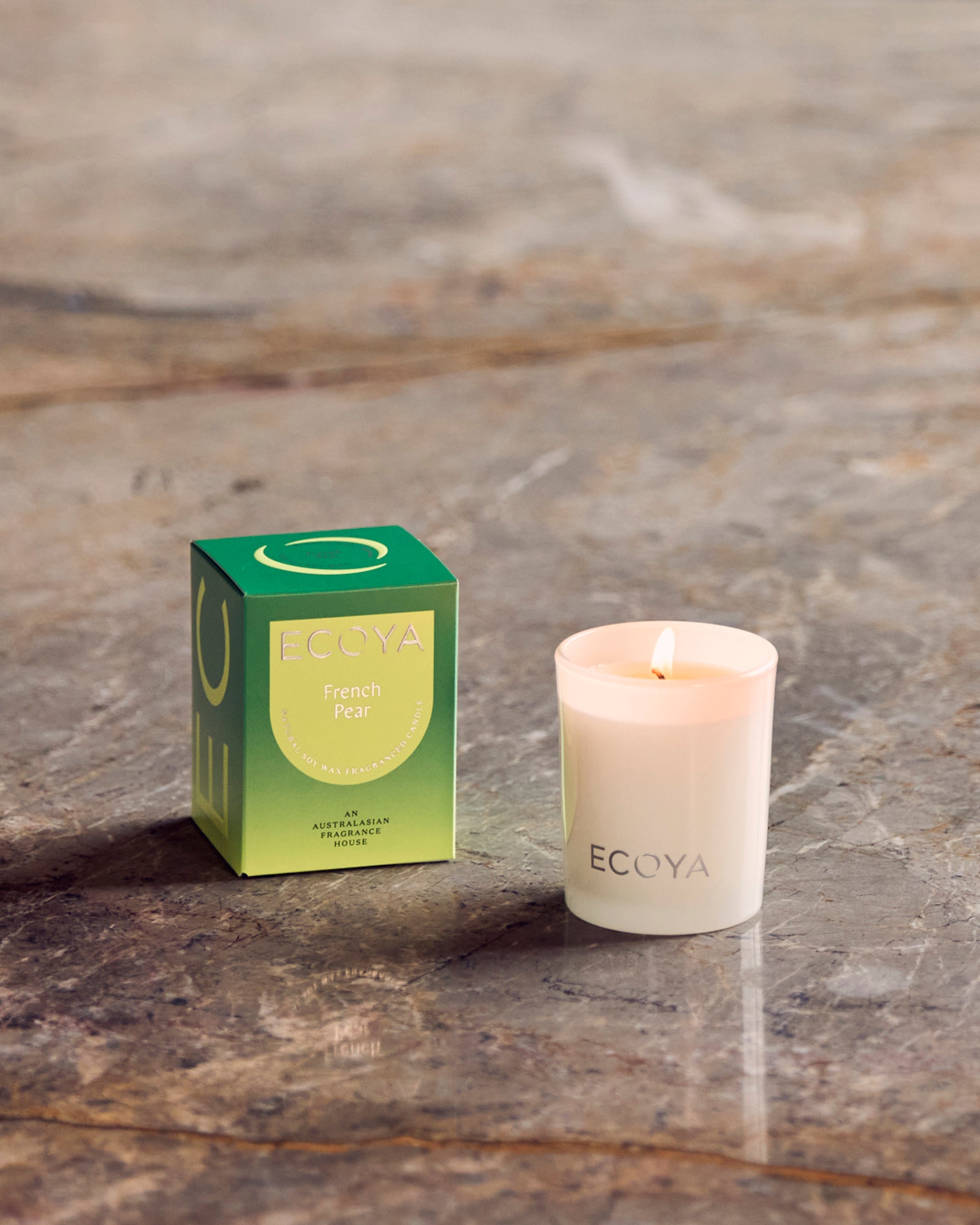 ECOYA French Pear Mini Madison Candle 80g