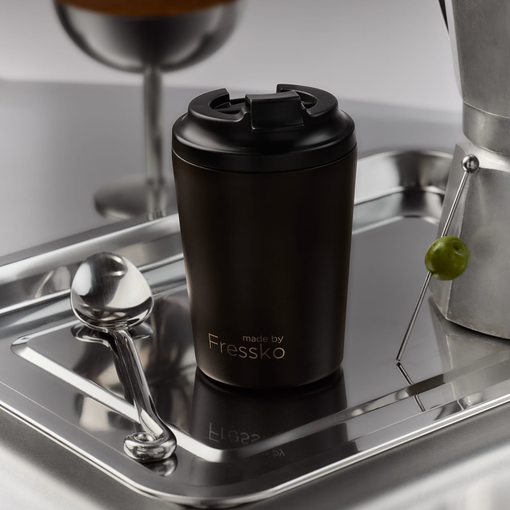 Made by Fressko Bino Espresso Ceramic 8oz reusable coffee cup