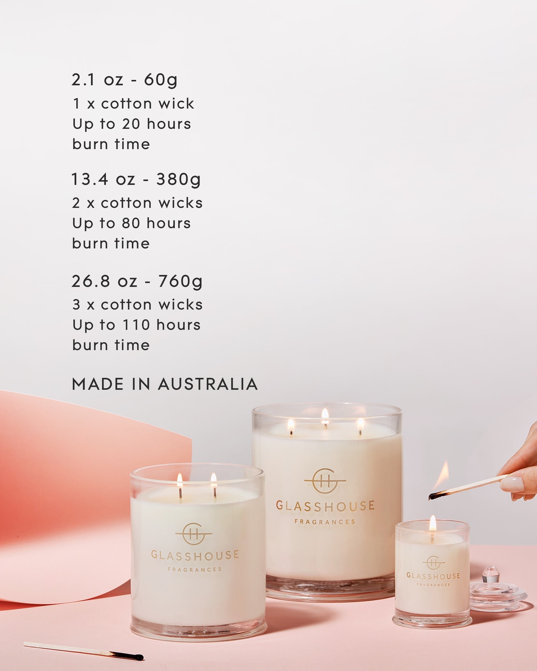 Glasshouse Fragrances 380g Scented Candle One Night in Rio