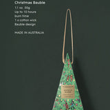 GLASSHOUSE - 30G CHRISTMAS BAUBLE CANDLE | KYOTO IN BLOOM