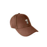 Snoopy Canvas Cap Chocolate