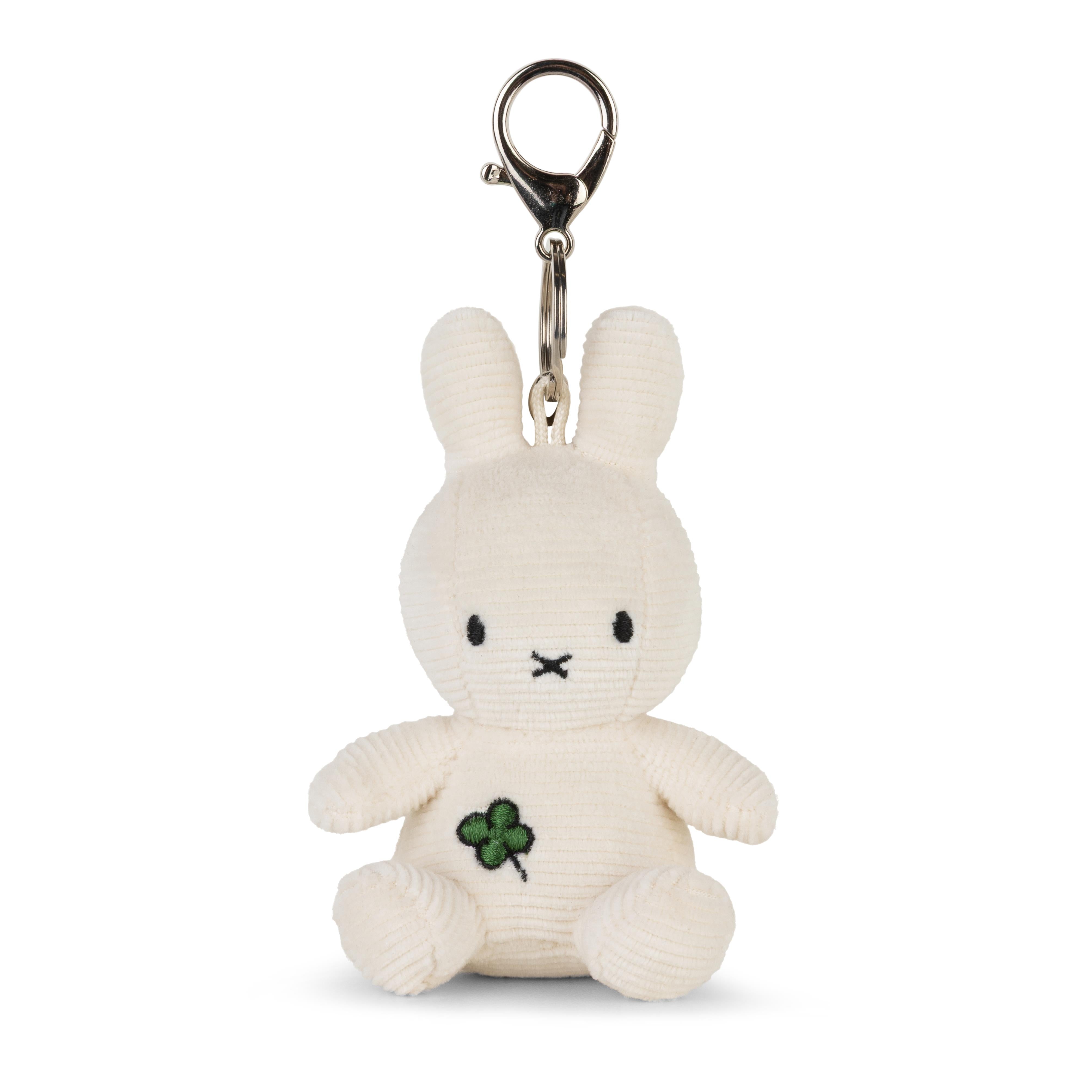 Miffy Four Leaf Clover Keychain Offwhite 10cm