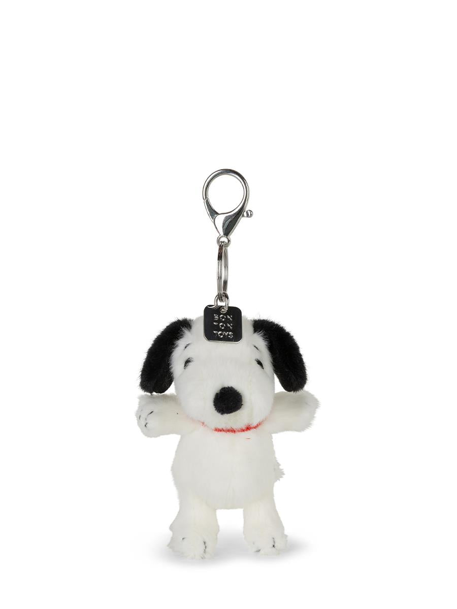Lucky Snoopy Fuzzy Keychain Cream 10cm