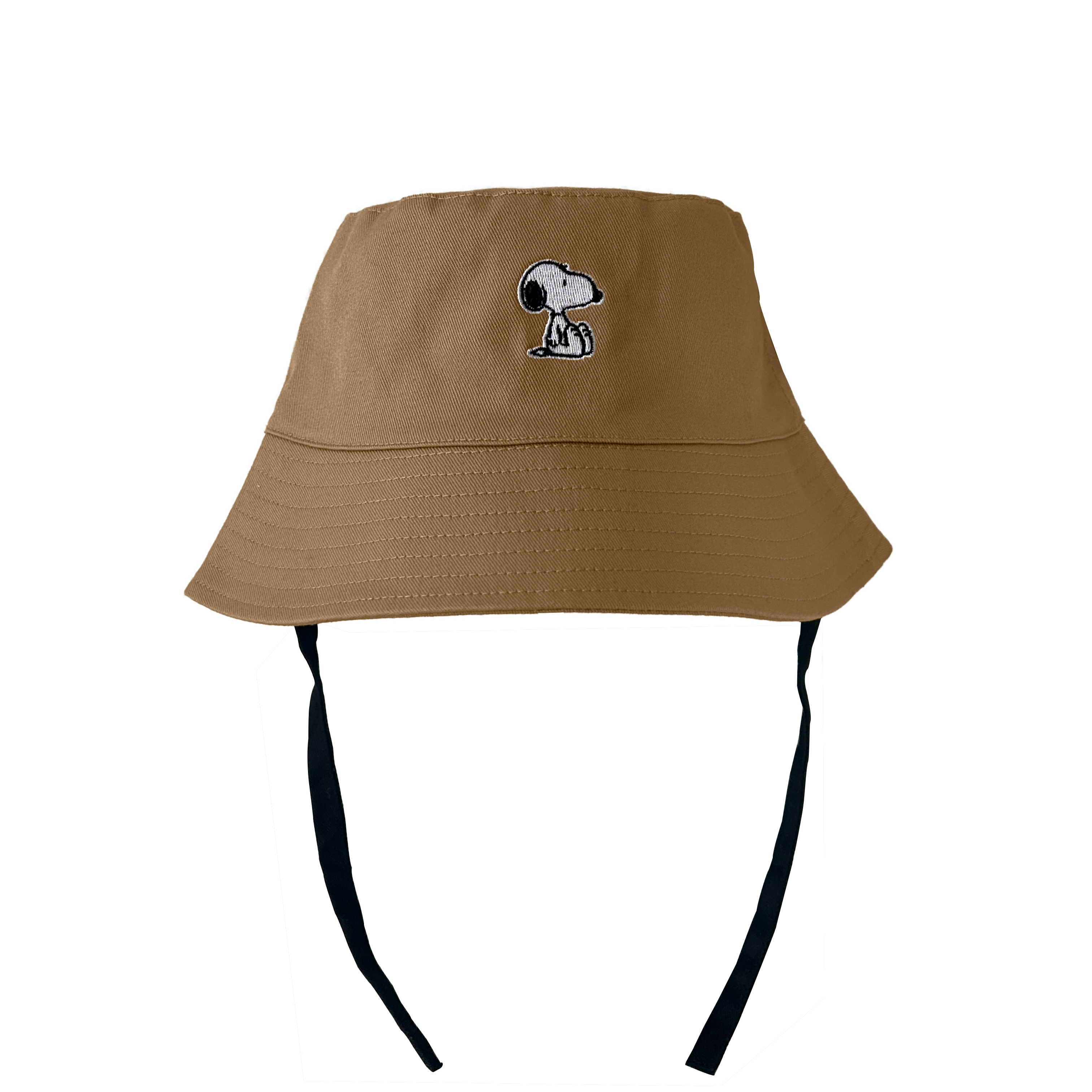 Peanuts Bucket Hat with Ties Beige