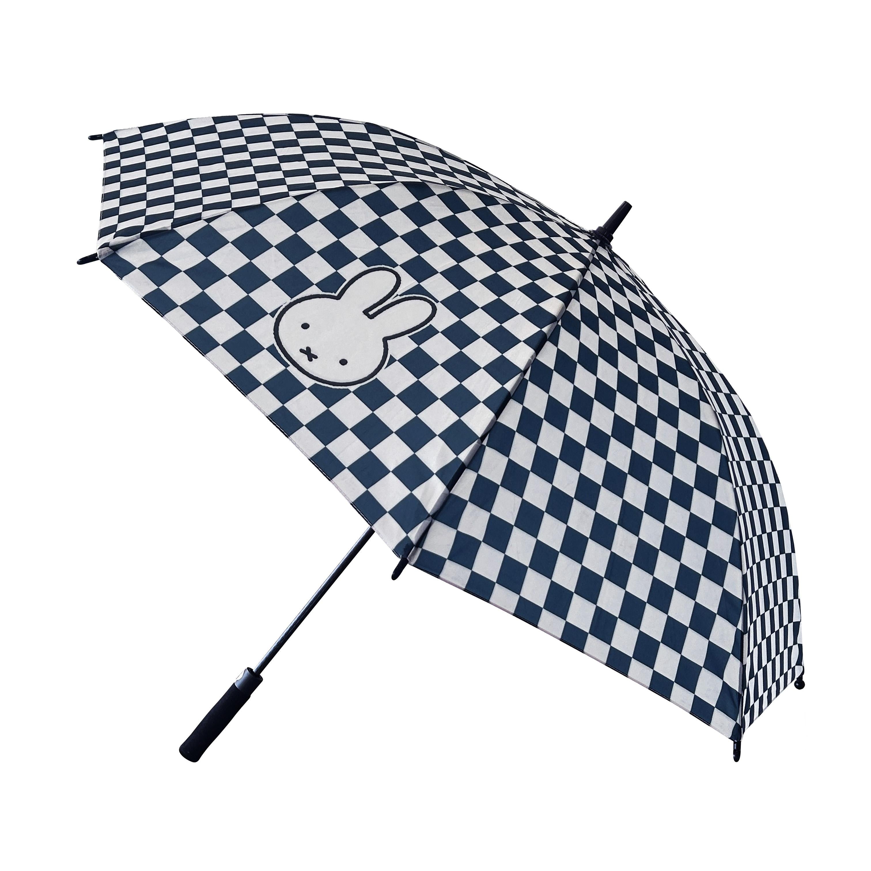 Miffy Umbrella Midnight Navy Checkerboard