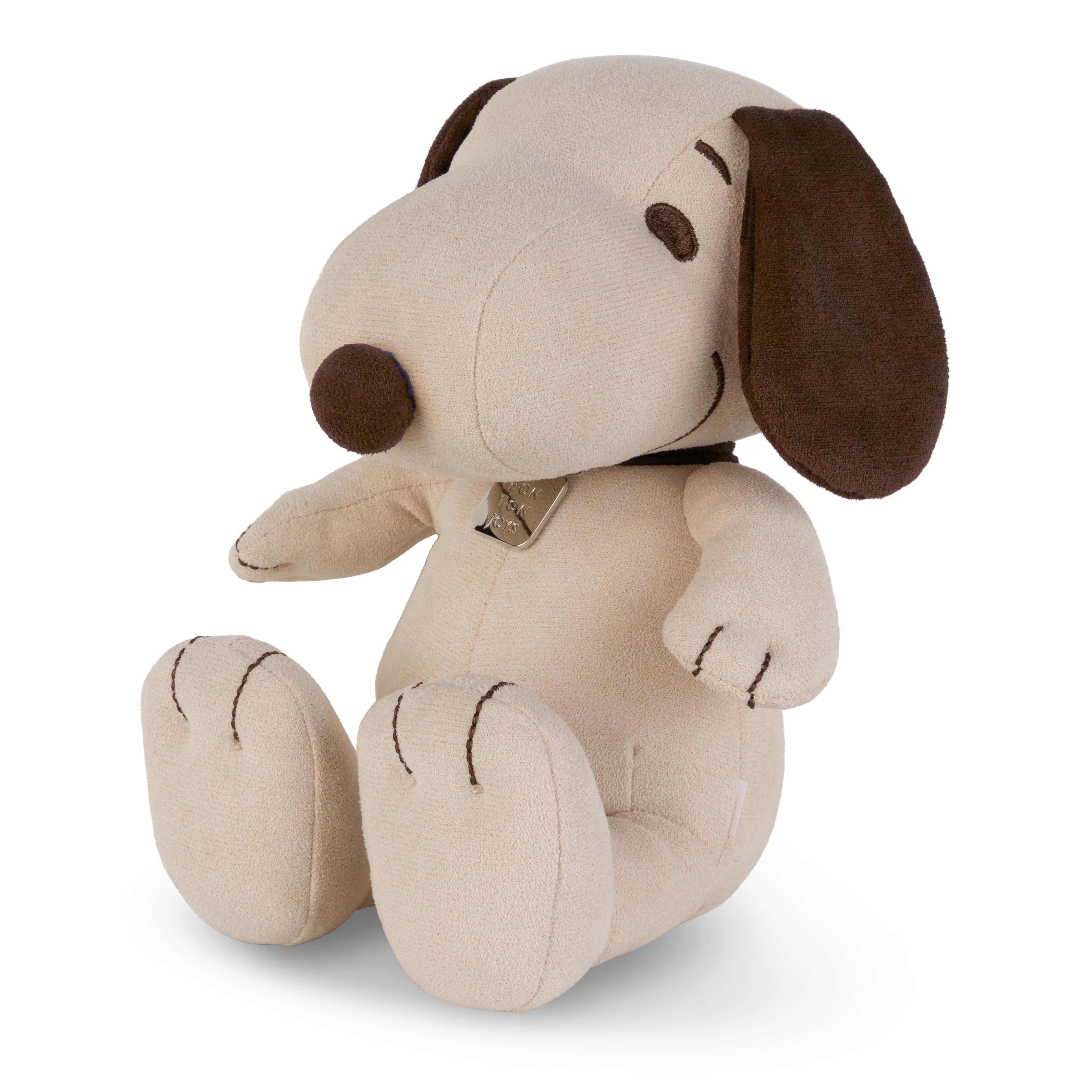 Limited Edition Snoopy Faux Suede Cream 17cm
