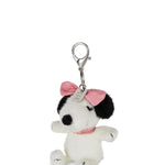 Lucky Belle Fuzzy Keychain Cream 10cm