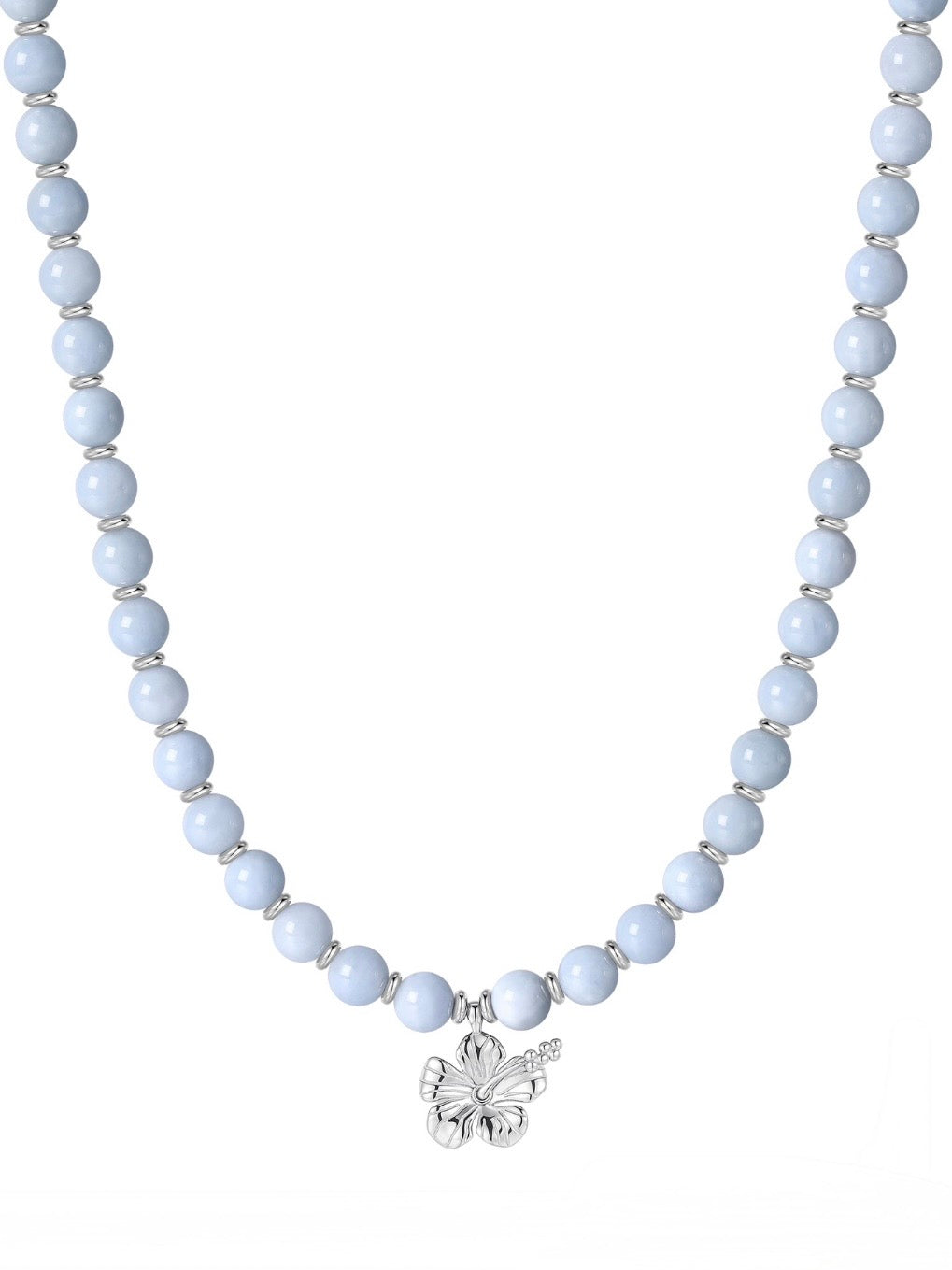 MTL - CLEO BEADED NECKLACE | SILVER