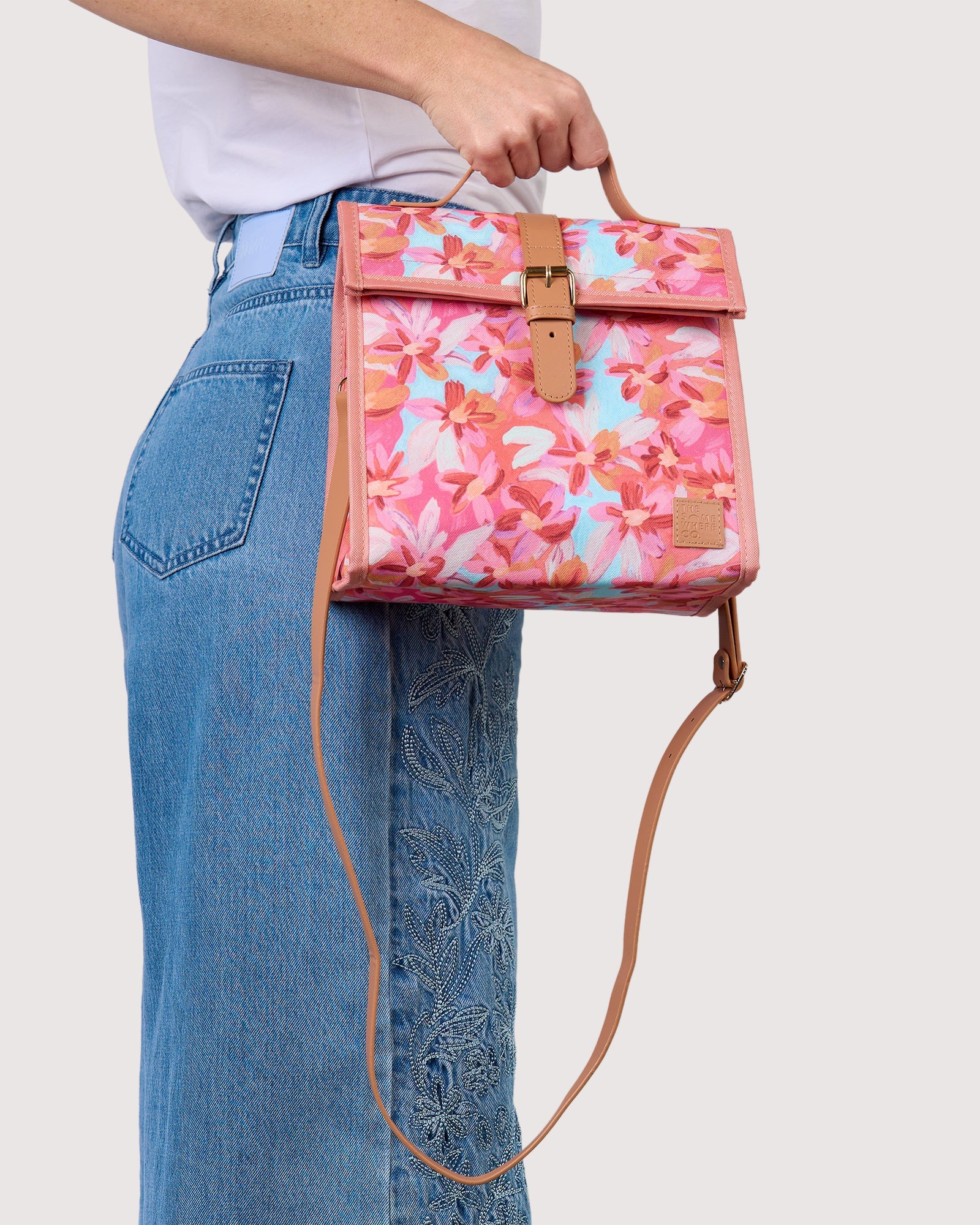 The Somewhere Co Lunch Satchel Flor Del Sol