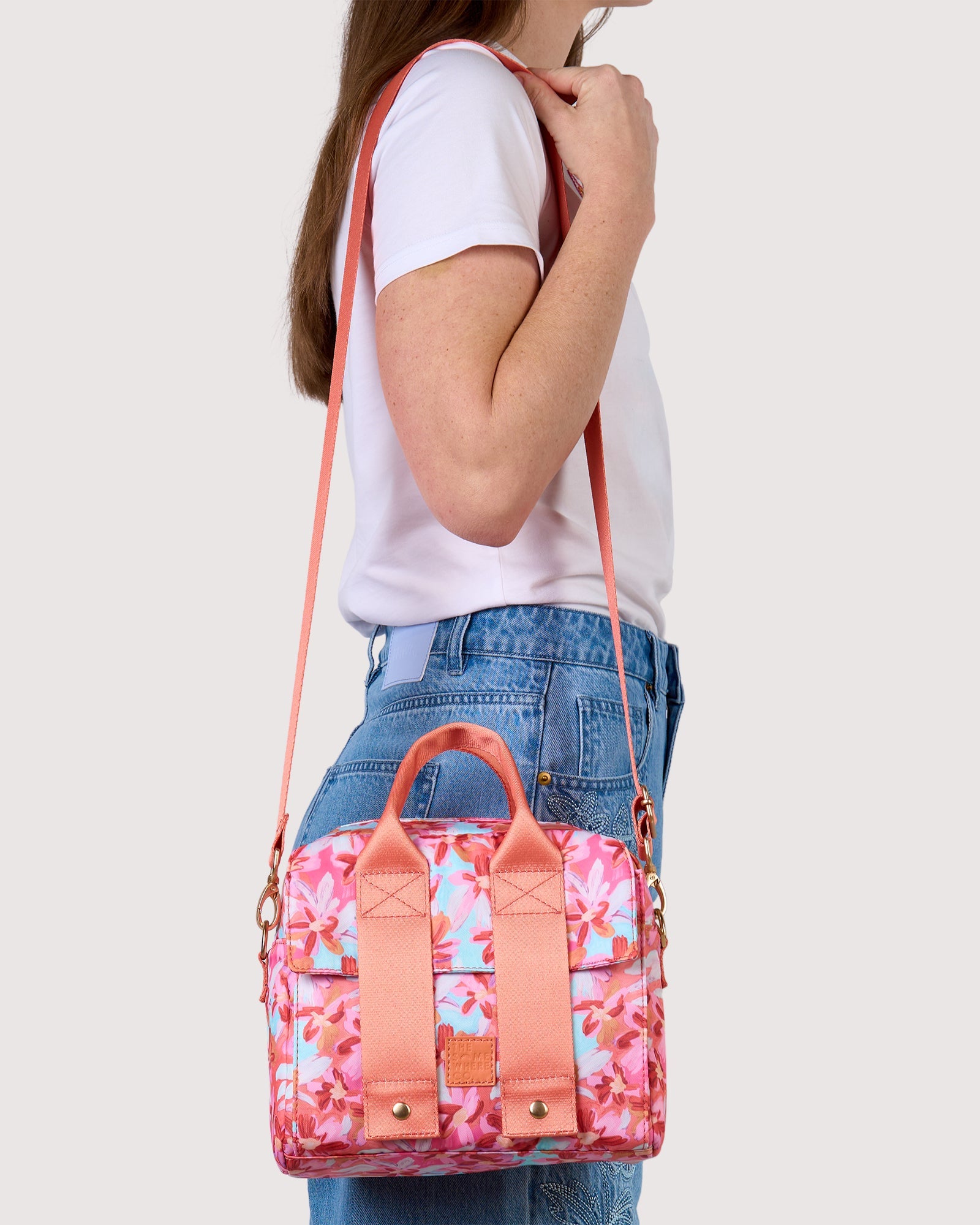 The Somewhere Co The Tote Lunch Bag Flor Del Sol