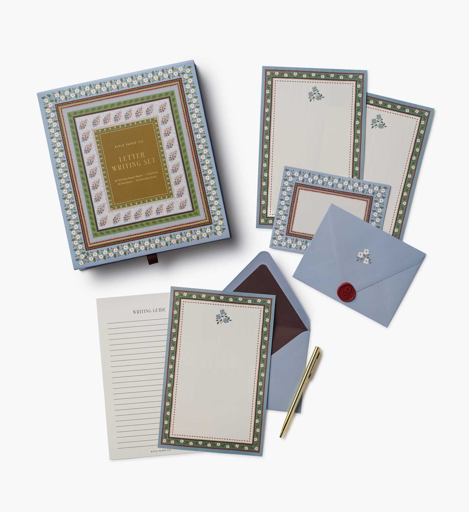 RIFLE PAPER CO - LETTER WRITING SET | PAISLEY