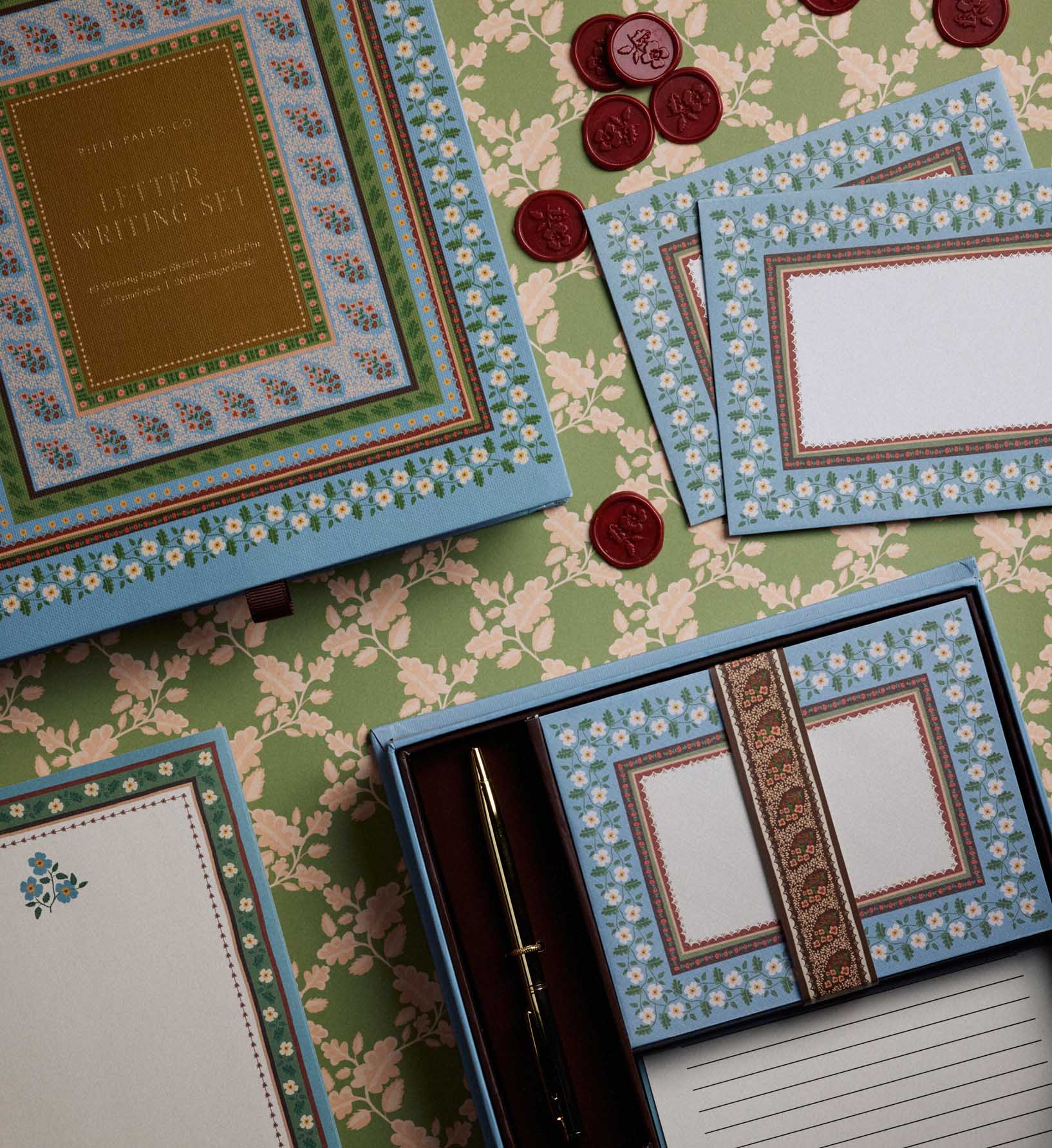 RIFLE PAPER CO - LETTER WRITING SET | PAISLEY