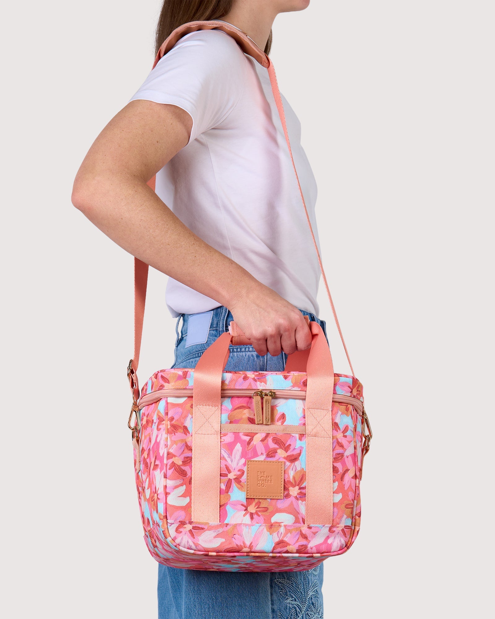 The Somewhere Co Midi Cooler Bag Flor Del Sol