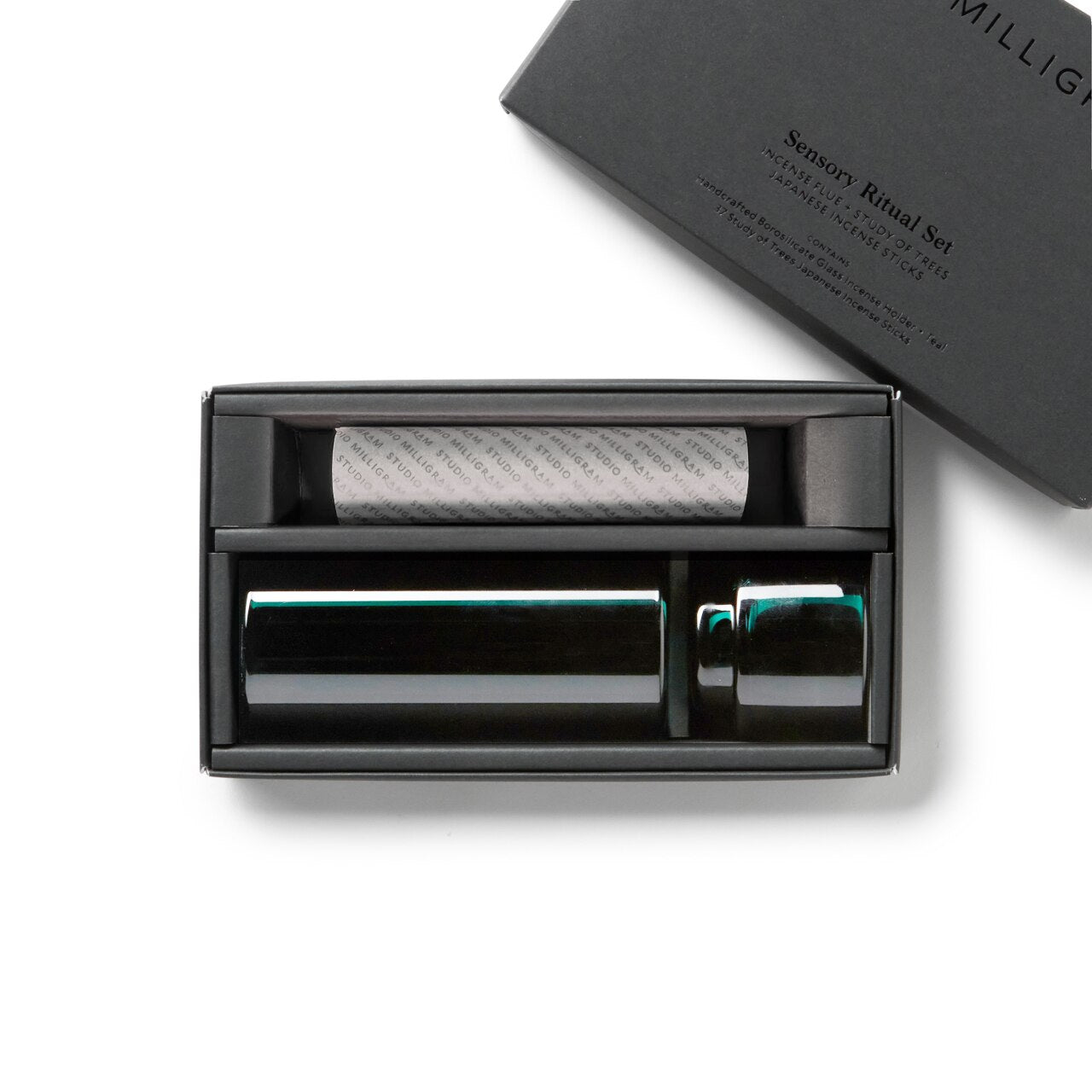 STUDIO MILLIGRAM - SENSORY INCENSE FLUE SET | STUDY OF TREES | TEAL