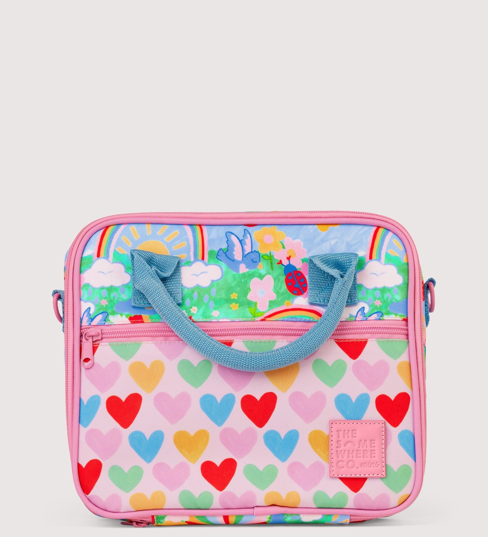The Somewhere Co Mini Lunch Case Rainbow Garden