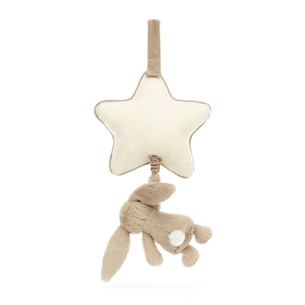 Jellycat Bashful Beige Bunny Musical Pull view 3