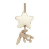 Jellycat Bashful Beige Bunny Musical Pull view 3