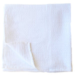 Alimrose grey spot muslin swaddle folded