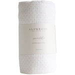 Alimrose muslin swaddle in pink spot