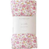Alimrose muslin swaddle in Rose Garden floral