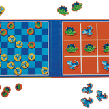 CROCODILE CREEK - MAGNETIC GAME | TIC TAC TOE & CHECKERS | DINO